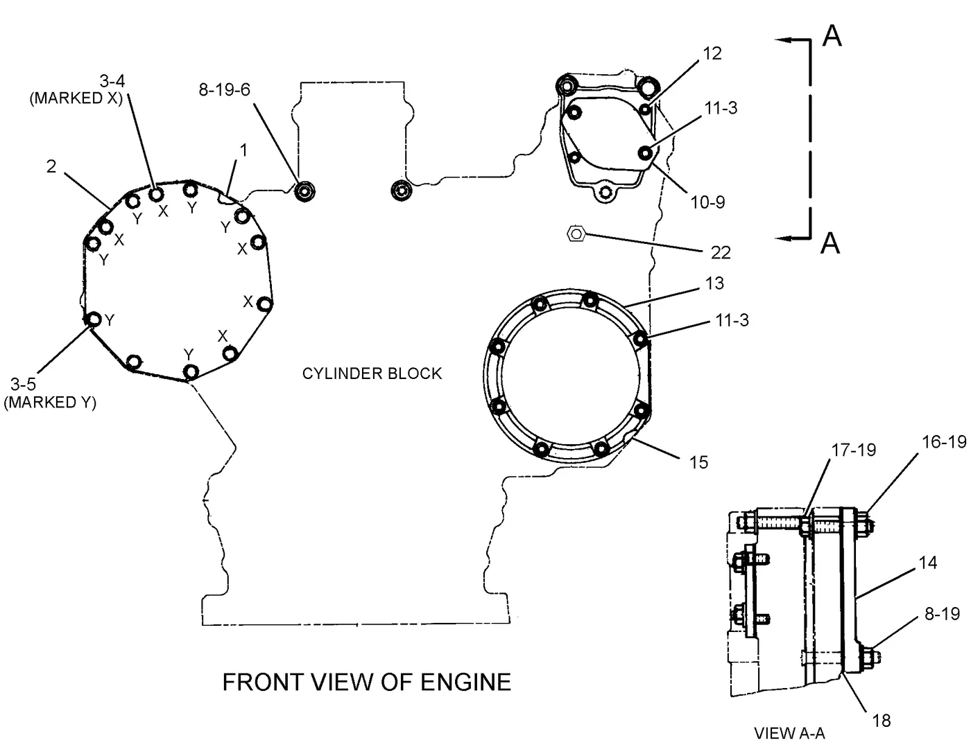 3406C · BASIC ENGINE · 287-3561 CAT parts diagram