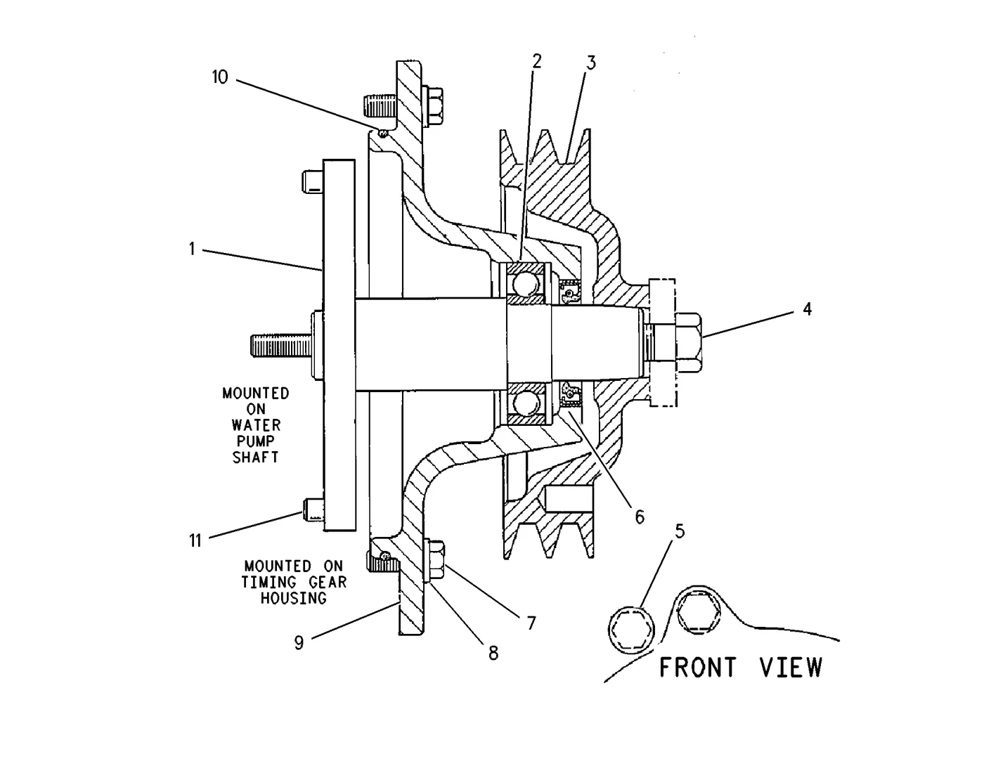 3406C 8H9789 parts diagram