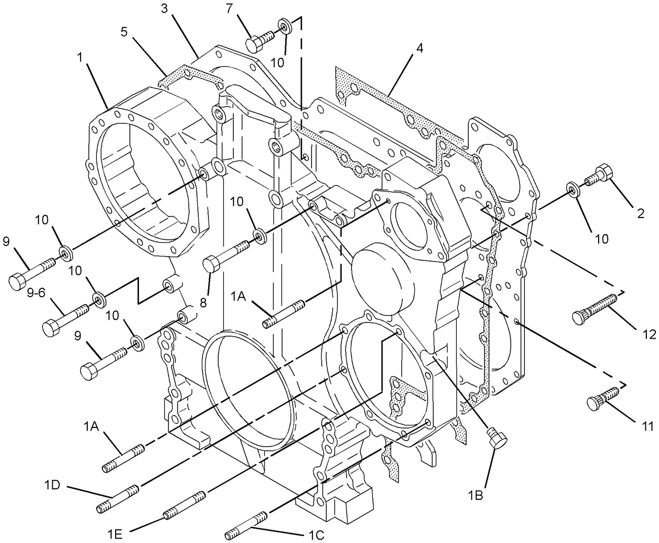 3406C · BASIC ENGINE · 304-4222 CAT parts diagram