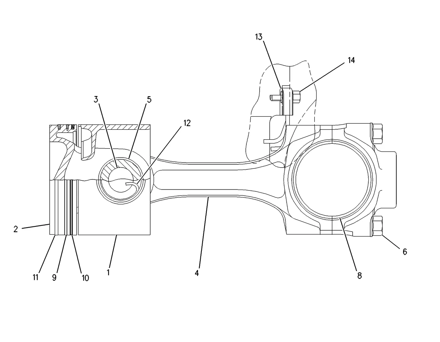 3406C · BASIC ENGINE · 119-1321 CAT parts diagram