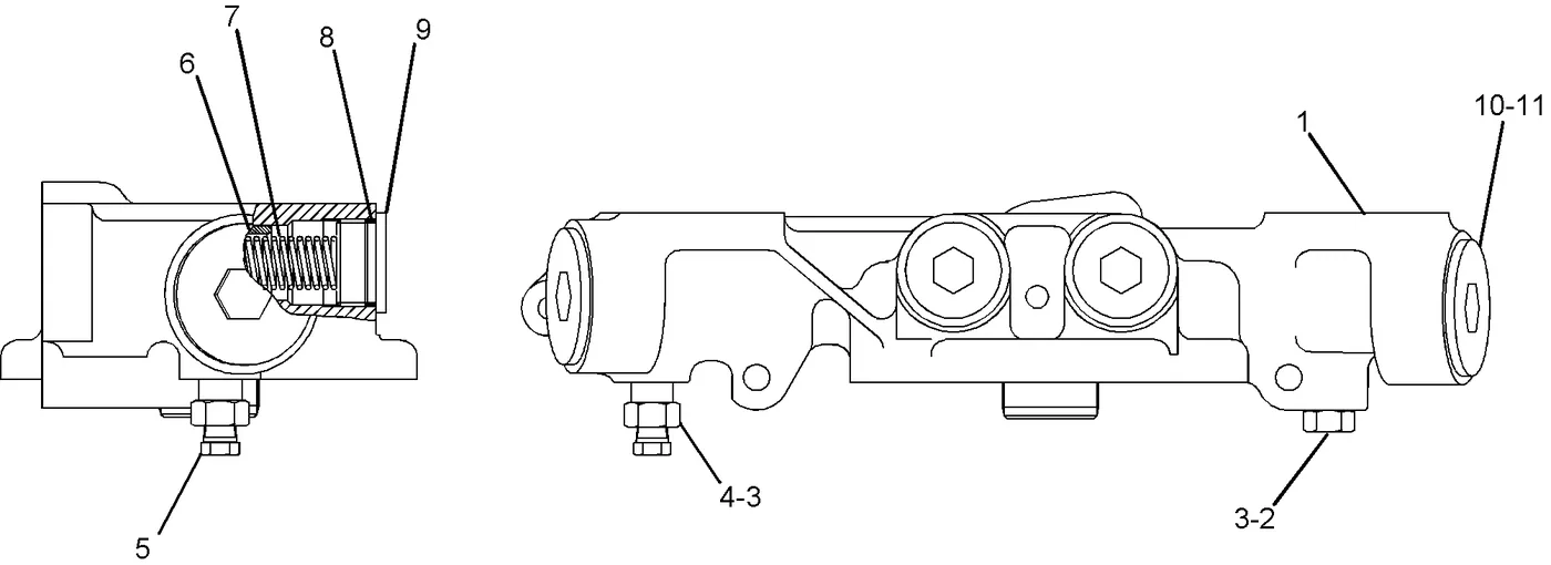 3406C · LUBRICATION SYSTEM · 155-4800 CAT parts diagram