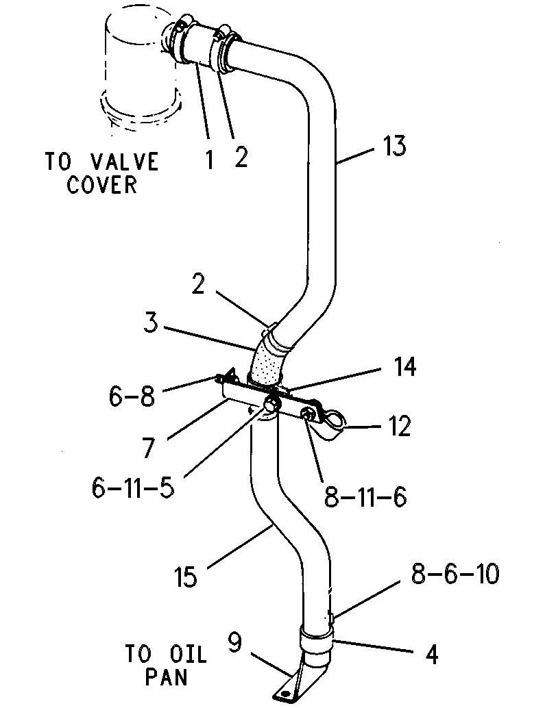 3406C · LUBRICATION SYSTEM · 123-9711 CAT parts diagram