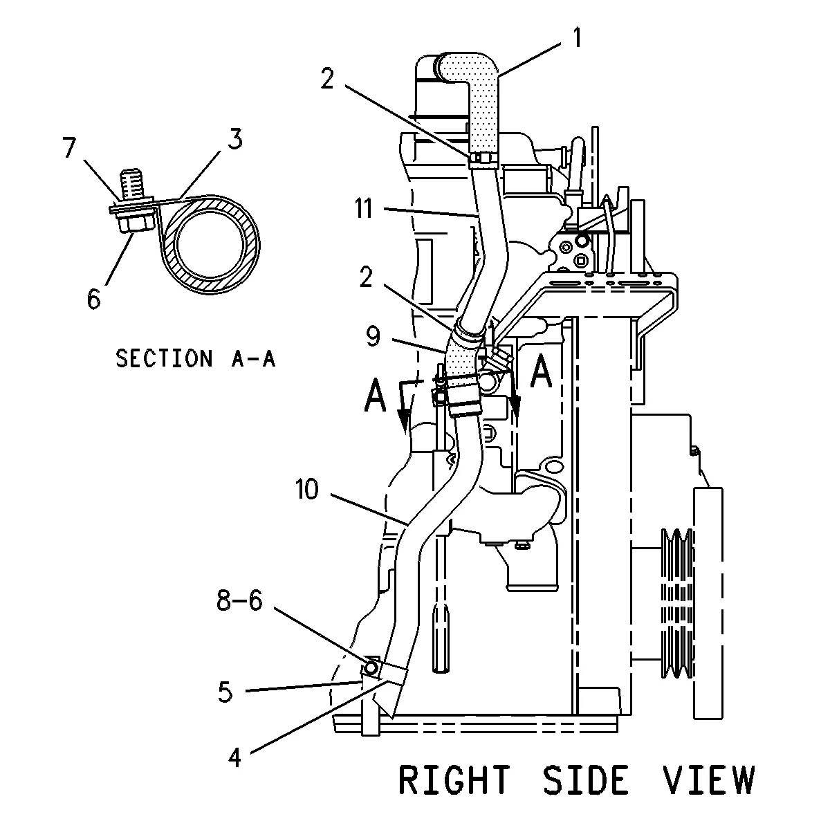 3406C · LUBRICATION SYSTEM · 123-9711 CAT parts diagram