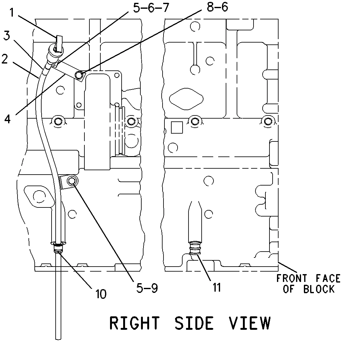 3406C · LUBRICATION SYSTEM · 101-7363 CAT parts diagram