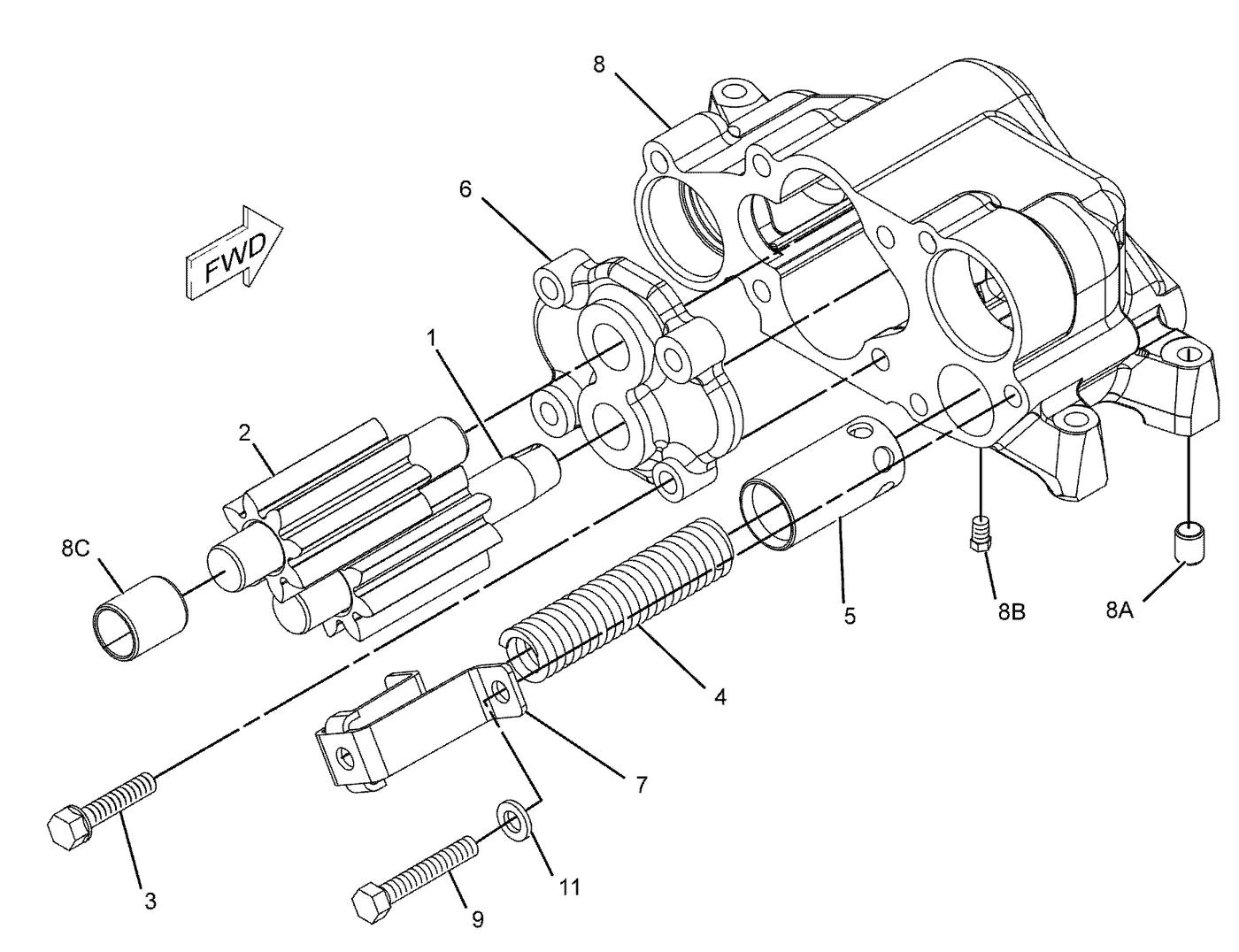 3406C · LUBRICATION SYSTEM · 236-9918 CAT parts diagram