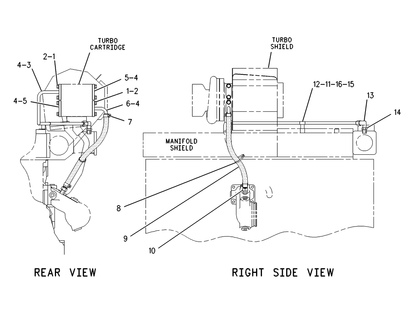 3406C · COOLING SYSTEM · 161-9754 CAT parts diagram