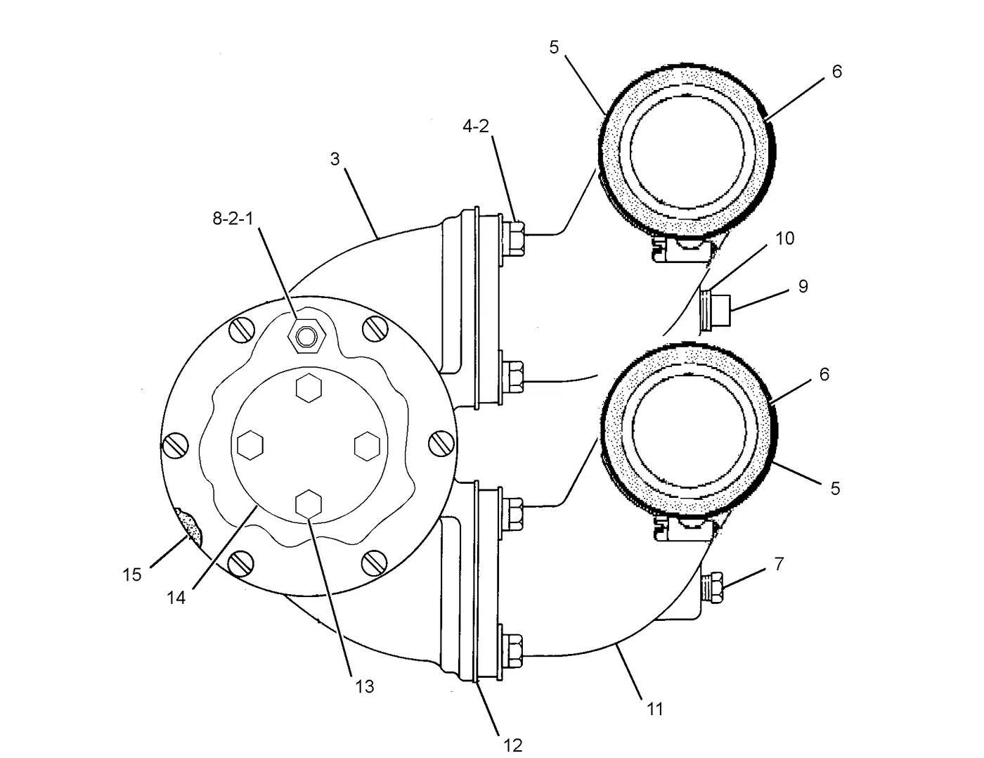 3406C · COOLING SYSTEM · 161-9754 CAT parts diagram