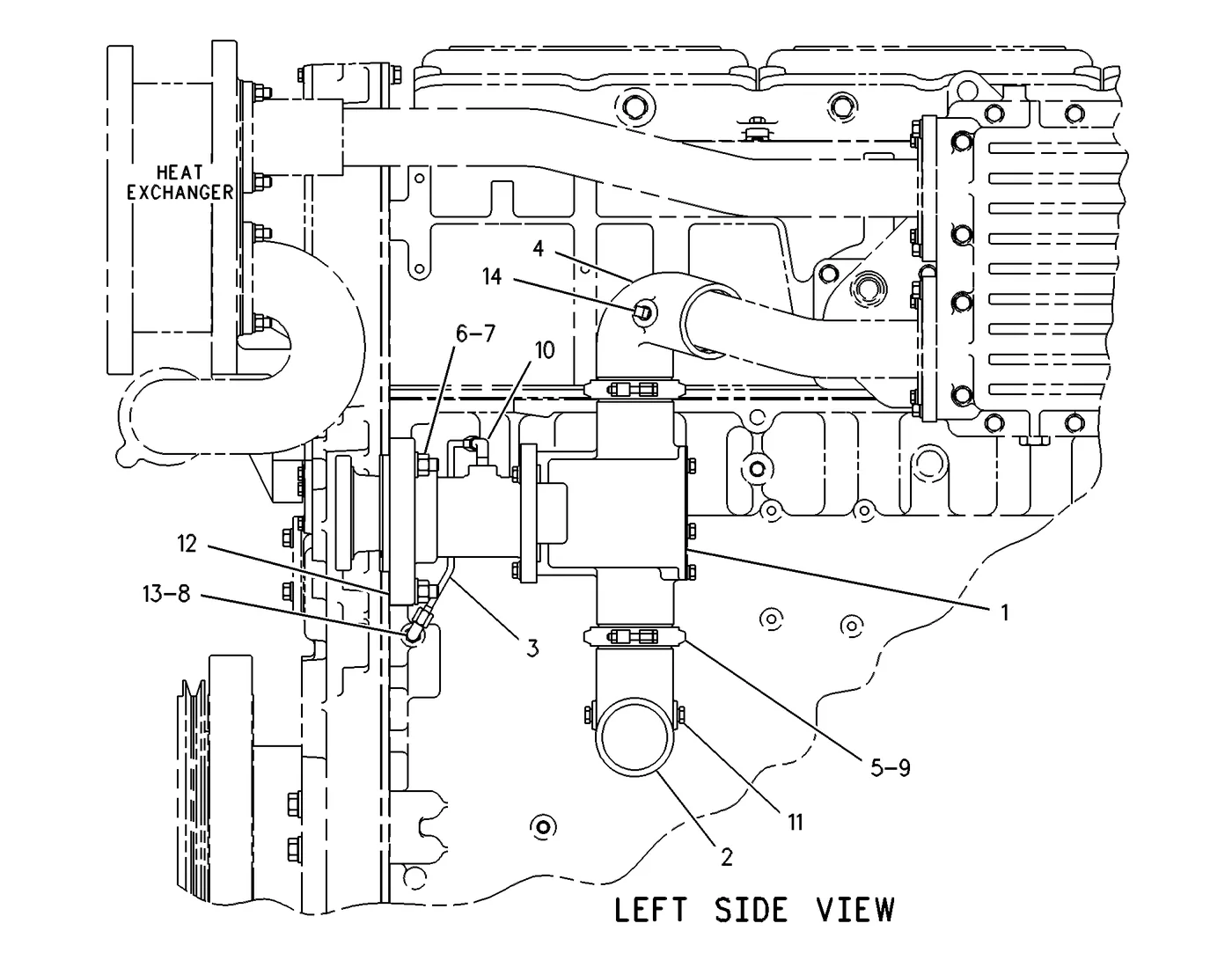 3406E · COOLING SYSTEM · 131-8271 CAT parts diagram