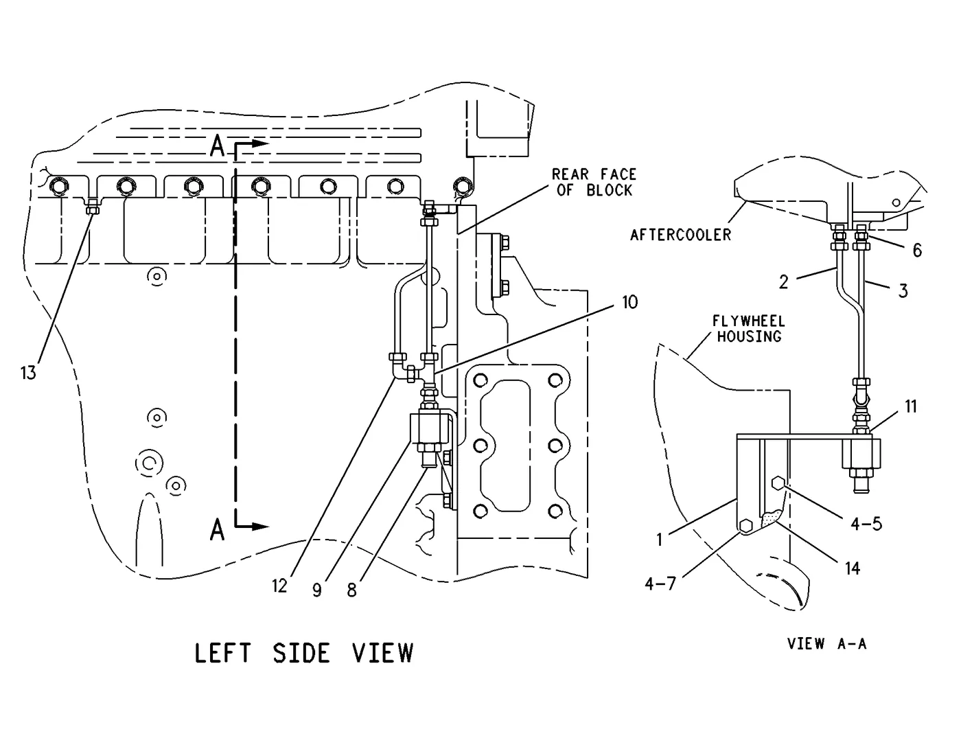 3406E · AIR INLET AND EXHAUST SYSTEM · 134-3458 CAT parts diagram