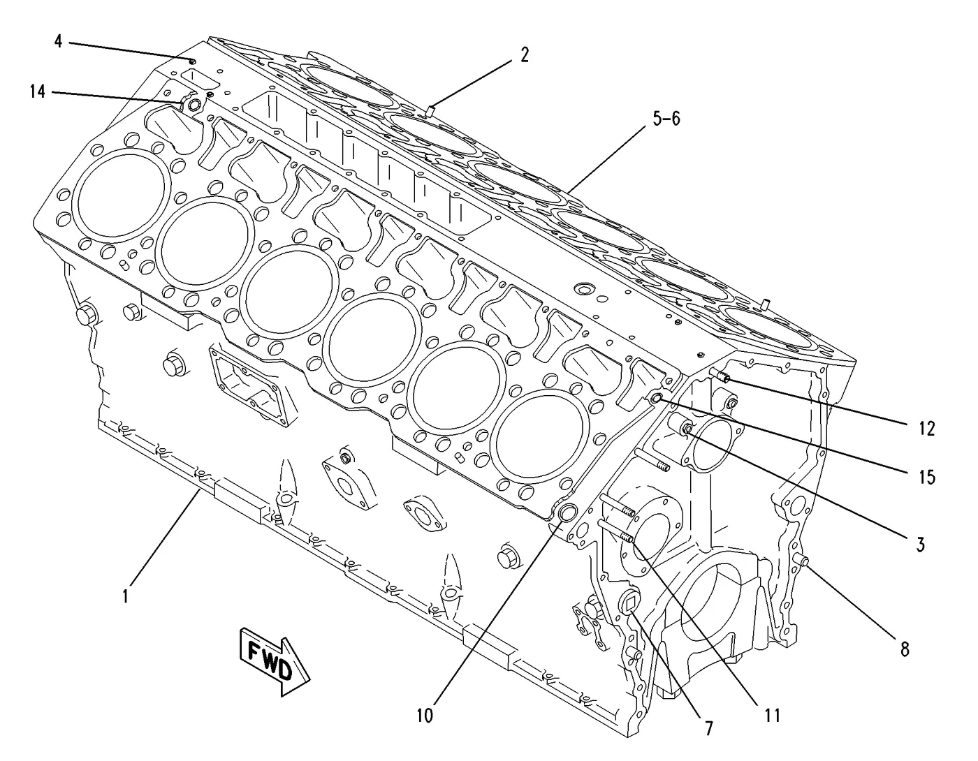 3412C · BASIC ENGINE · 126-1375 CAT parts diagram