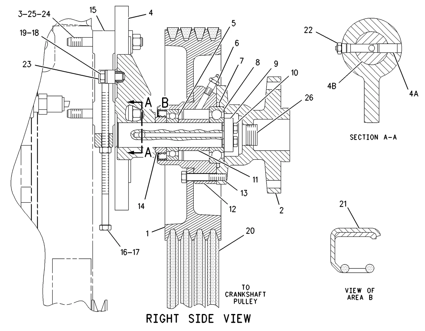 3412C 8H9789 parts diagram