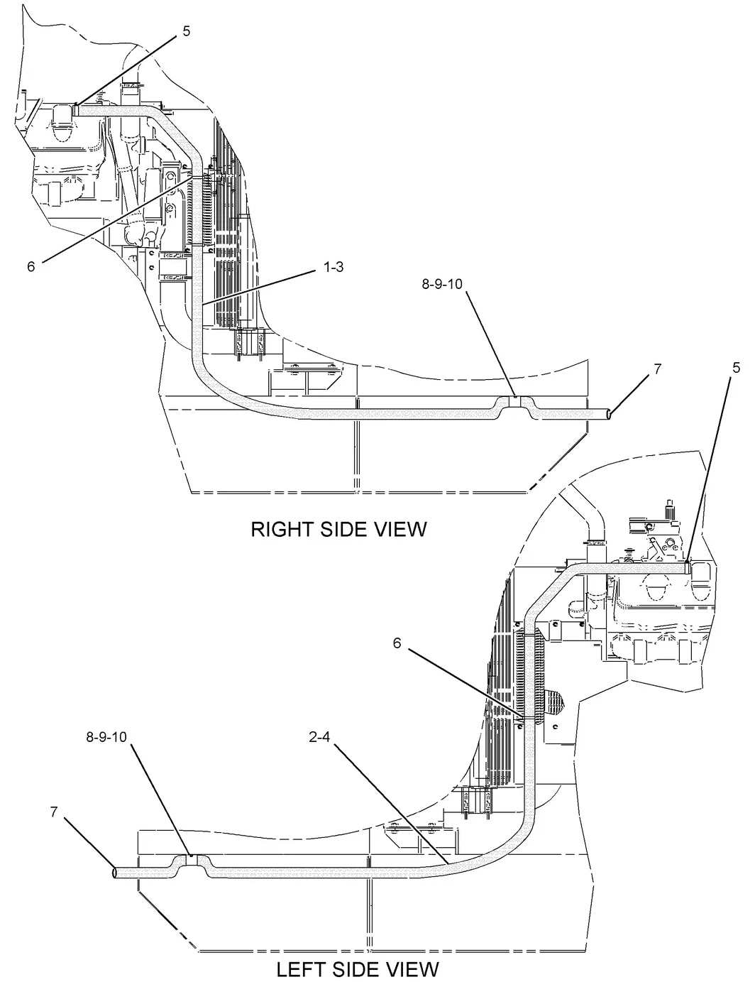 3412C · LUBRICATION SYSTEM · 166-0857 CAT parts diagram