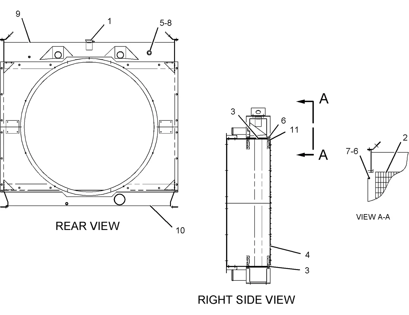 3412C · COOLING SYSTEM · 170-8441 CAT parts diagram