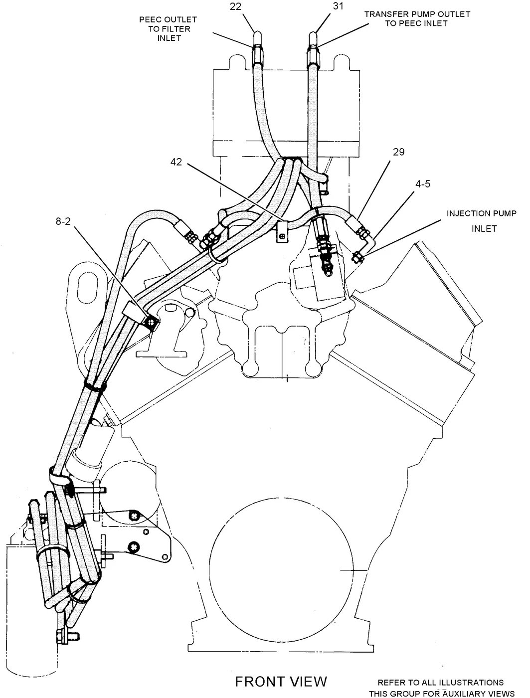 3412C · FUEL SYSTEM · 180-5985 CAT parts diagram