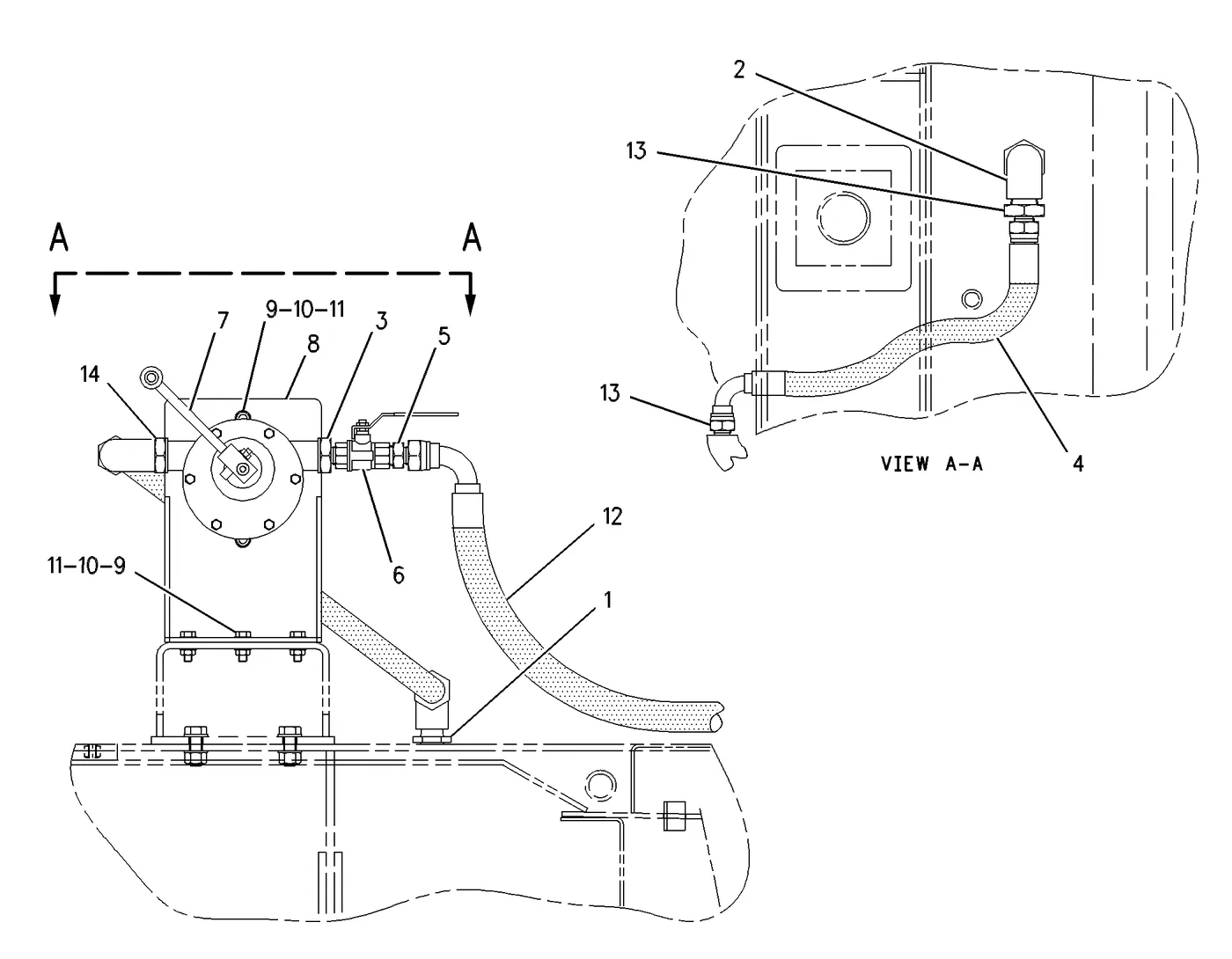3412C · FUEL SYSTEM · 151-7695 CAT parts diagram