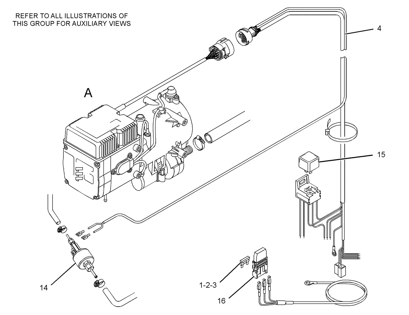3412C · ELECTRICAL AND STARTING SYSTEM · 236-4774 CAT parts diagram