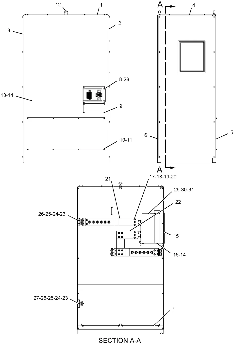 3412C · ELECTRICAL AND STARTING SYSTEM · 238-2615 CAT parts diagram