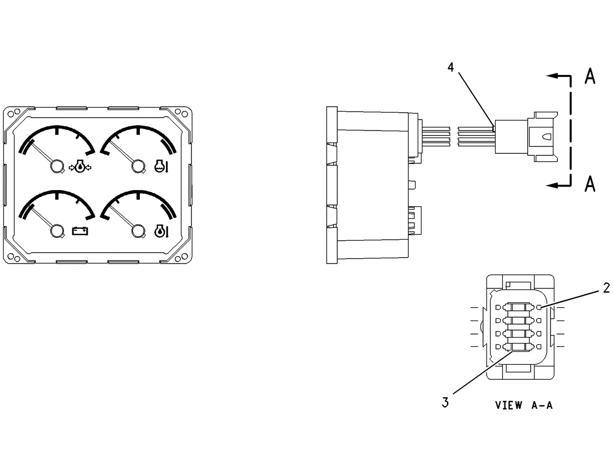 3412C · OPERATOR STATION · 240-0168 CAT parts diagram