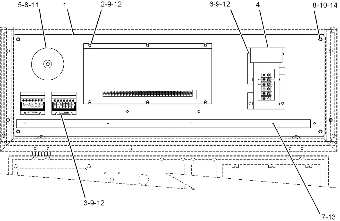 3412C · OPERATOR STATION · 154-1702 CAT parts diagram