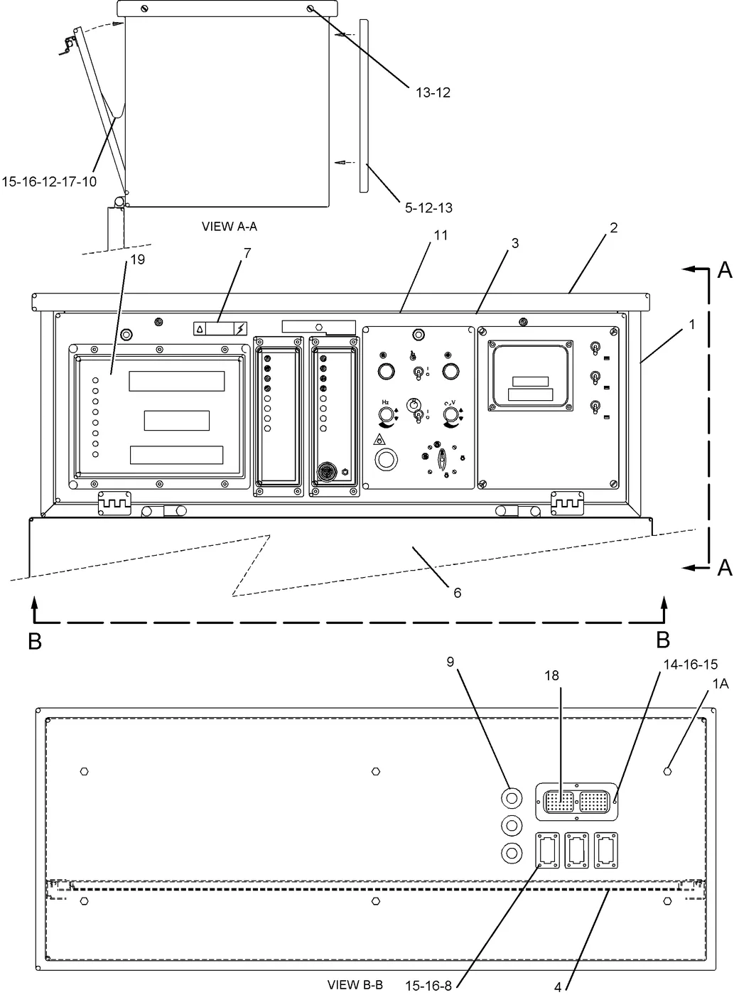 3412C · OPERATOR STATION · 154-1699 CAT parts diagram