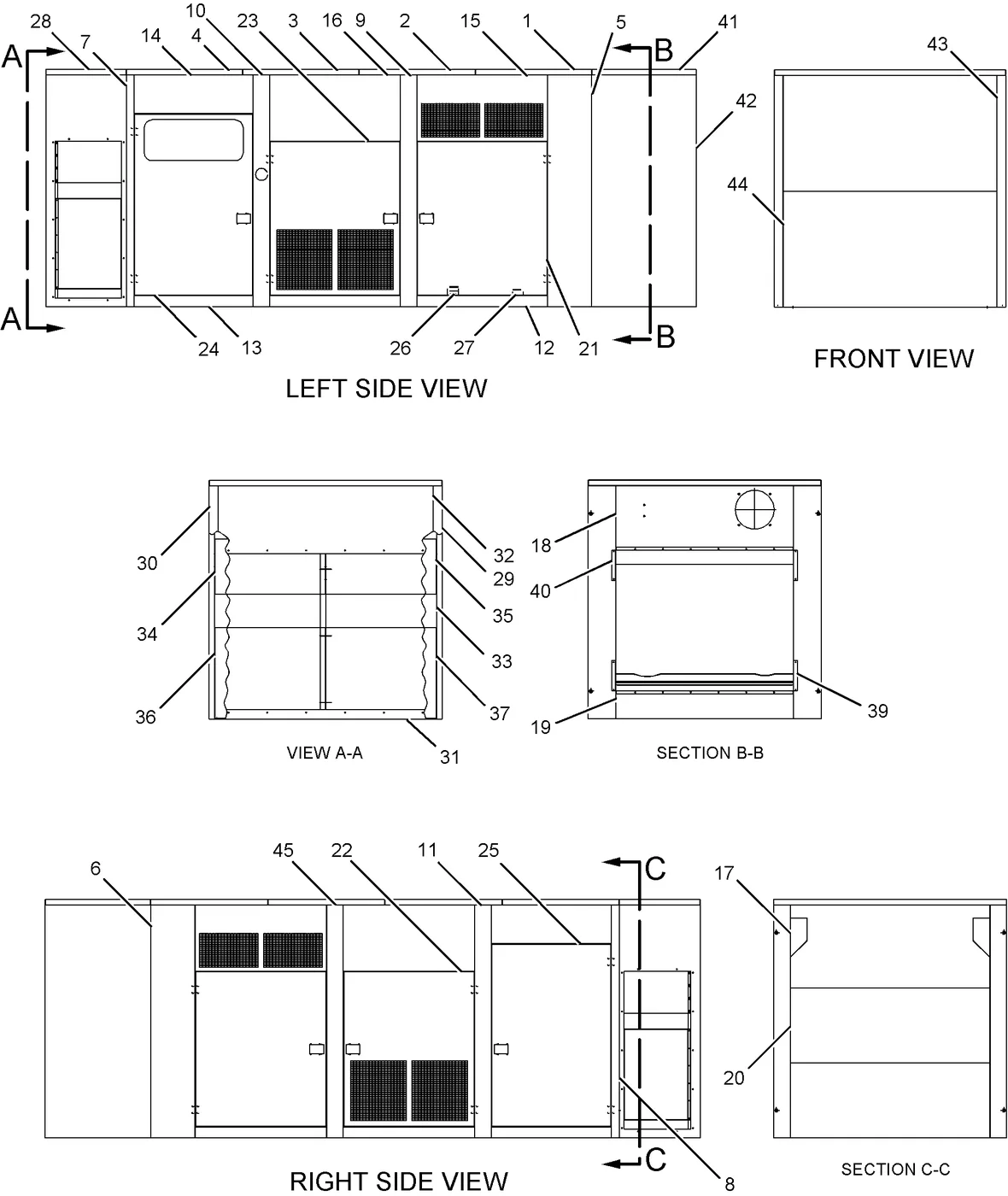 3412C · OPERATOR STATION · 188-1007 CAT parts diagram