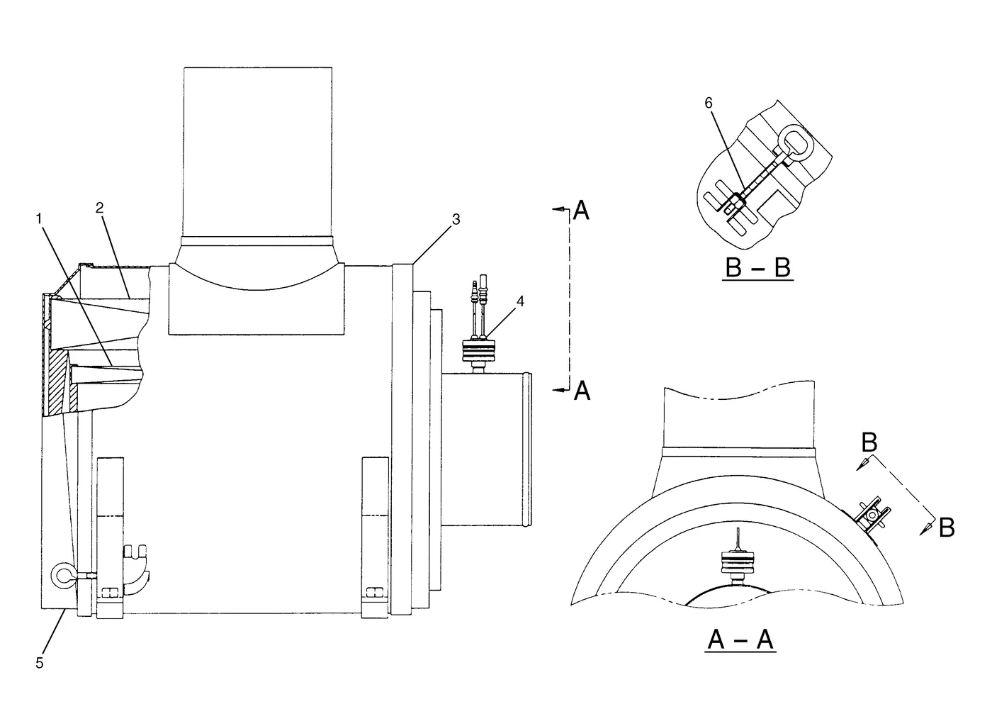 345B · AIR INLET AND EXHAUST SYSTEM · 124-1699 CAT parts diagram