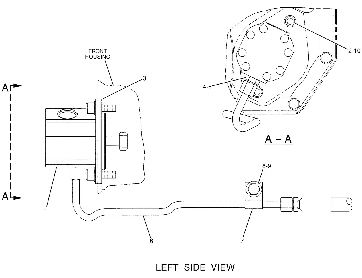 345B · FUEL SYSTEM · 116-5428 CAT parts diagram
