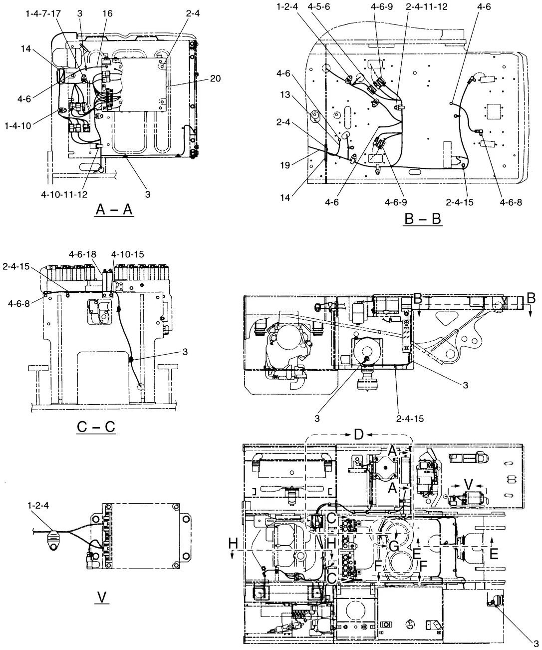 345B · ELECTRICAL AND STARTING SYSTEM · 149-5072 CAT parts diagram