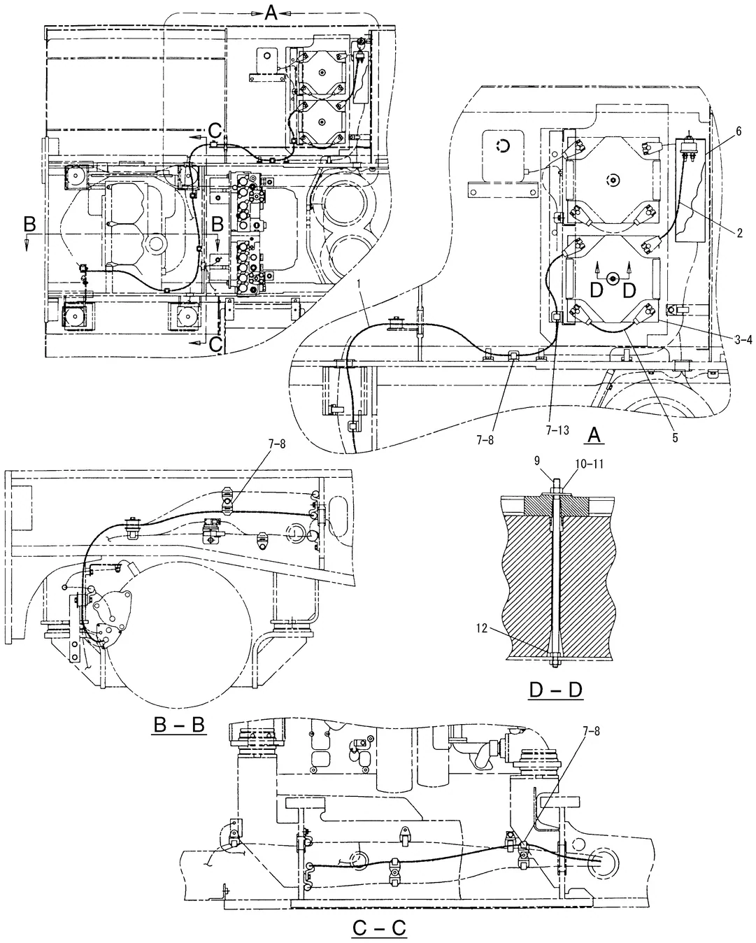 345B · ELECTRICAL AND STARTING SYSTEM · 163-6723 CAT parts diagram