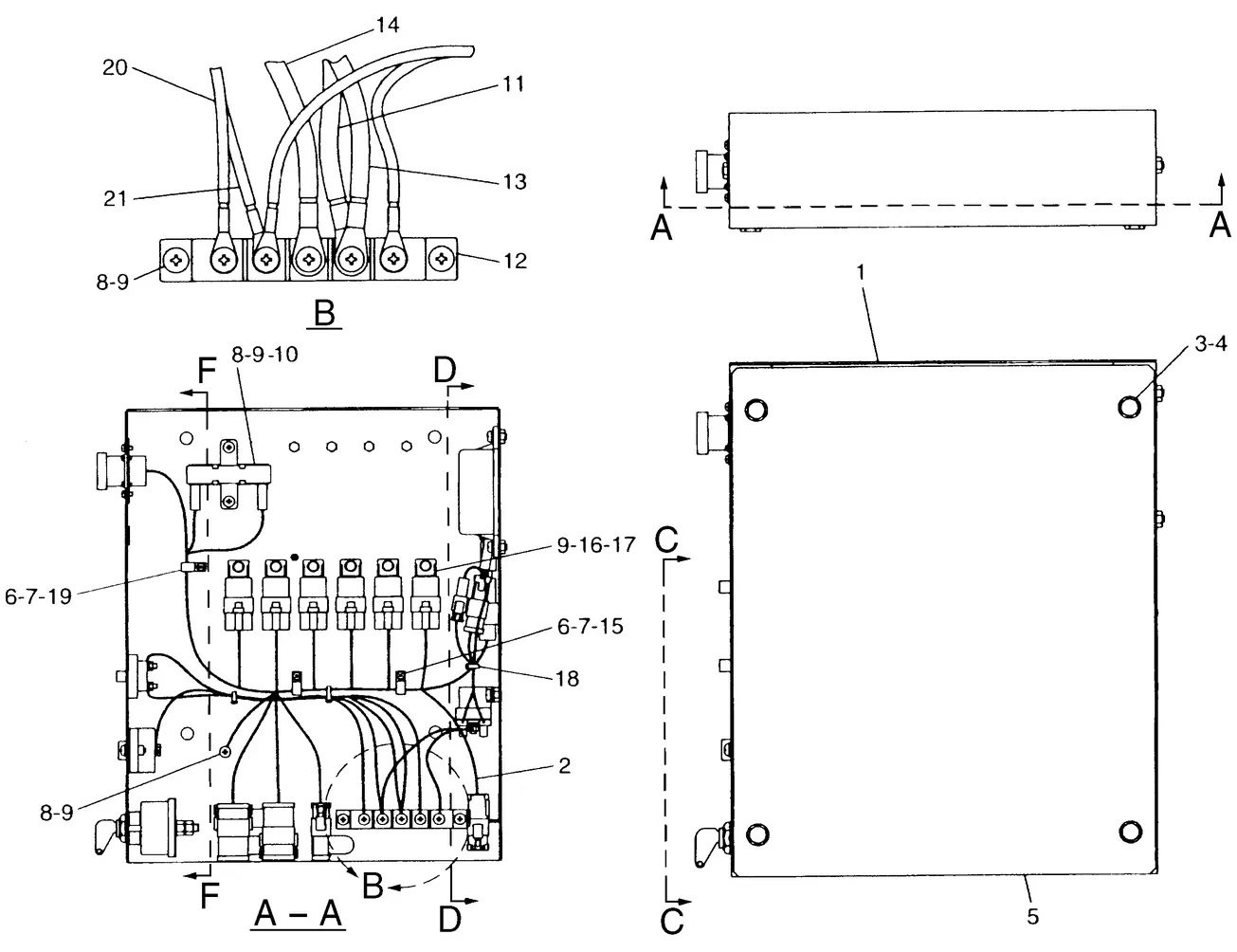 345B · ELECTRICAL AND STARTING SYSTEM · 143-1602 CAT parts diagram