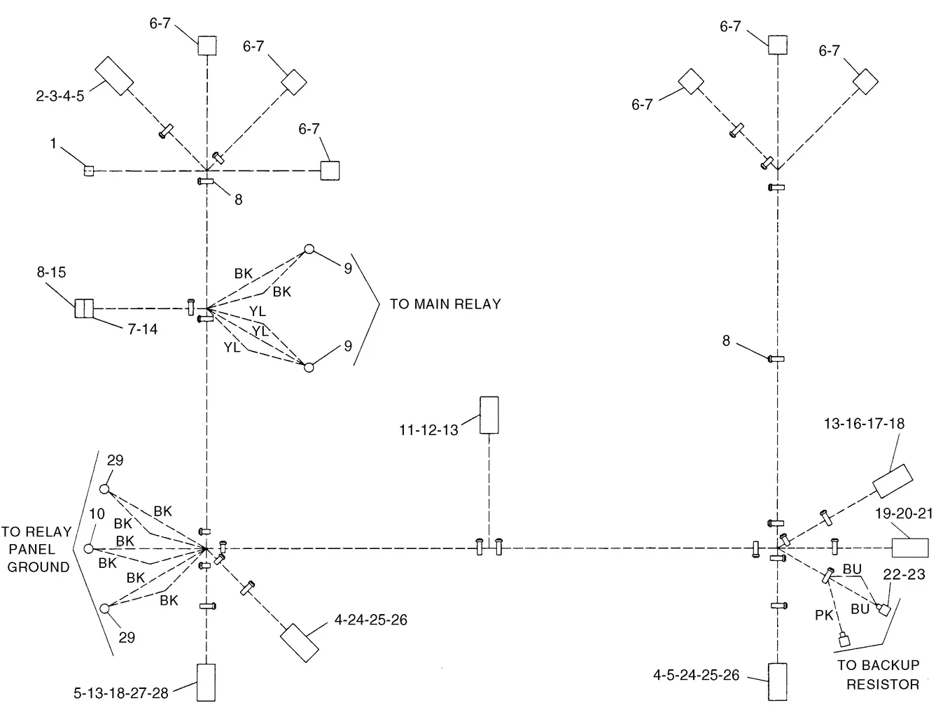 345B · ELECTRICAL AND STARTING SYSTEM · 149-5076 CAT parts diagram