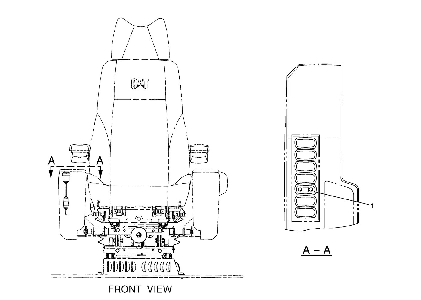 345B · ELECTRICAL AND STARTING SYSTEM · 121-1099 CAT parts diagram