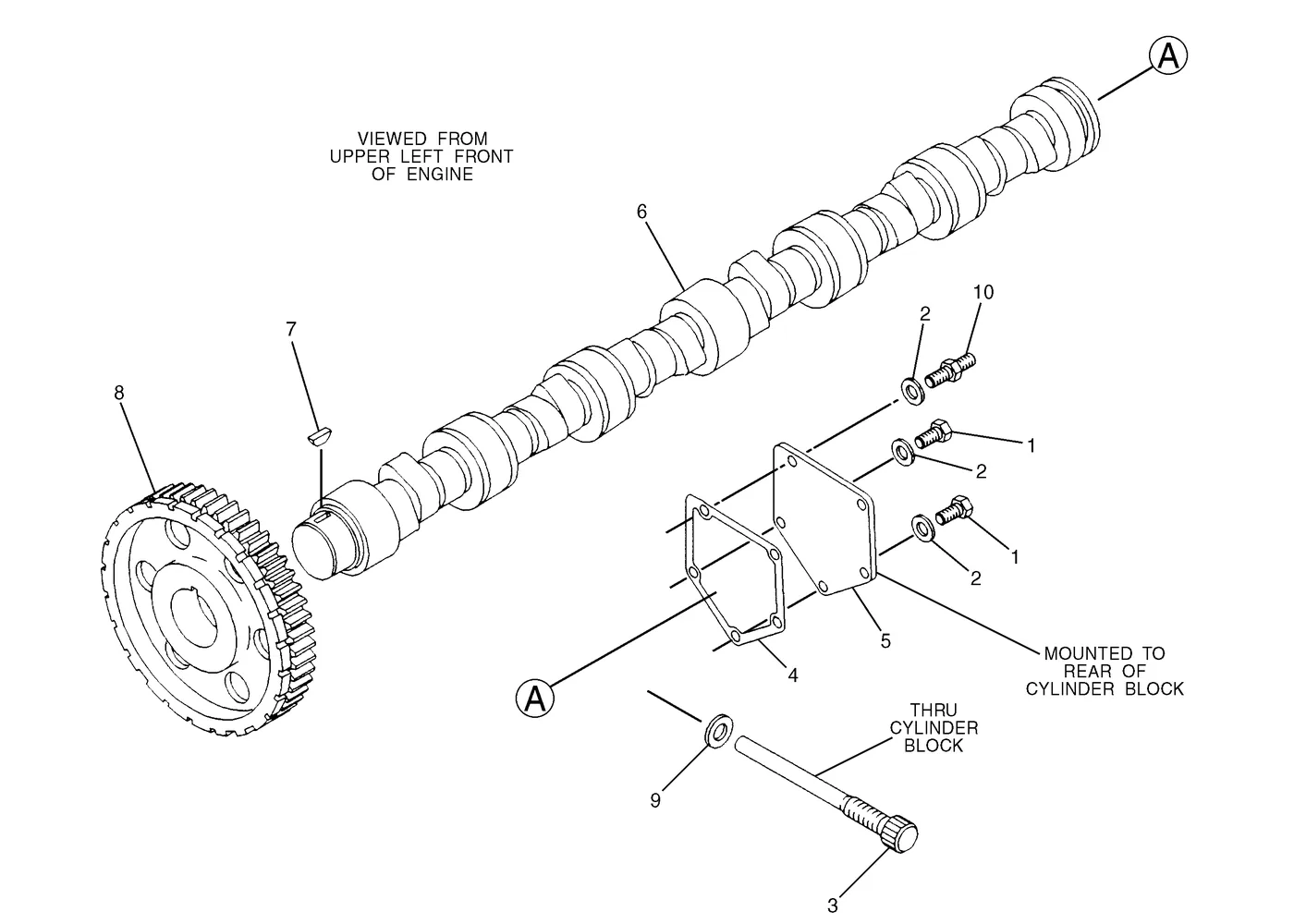 345B · BASIC ENGINE · 115-9382 CAT parts diagram