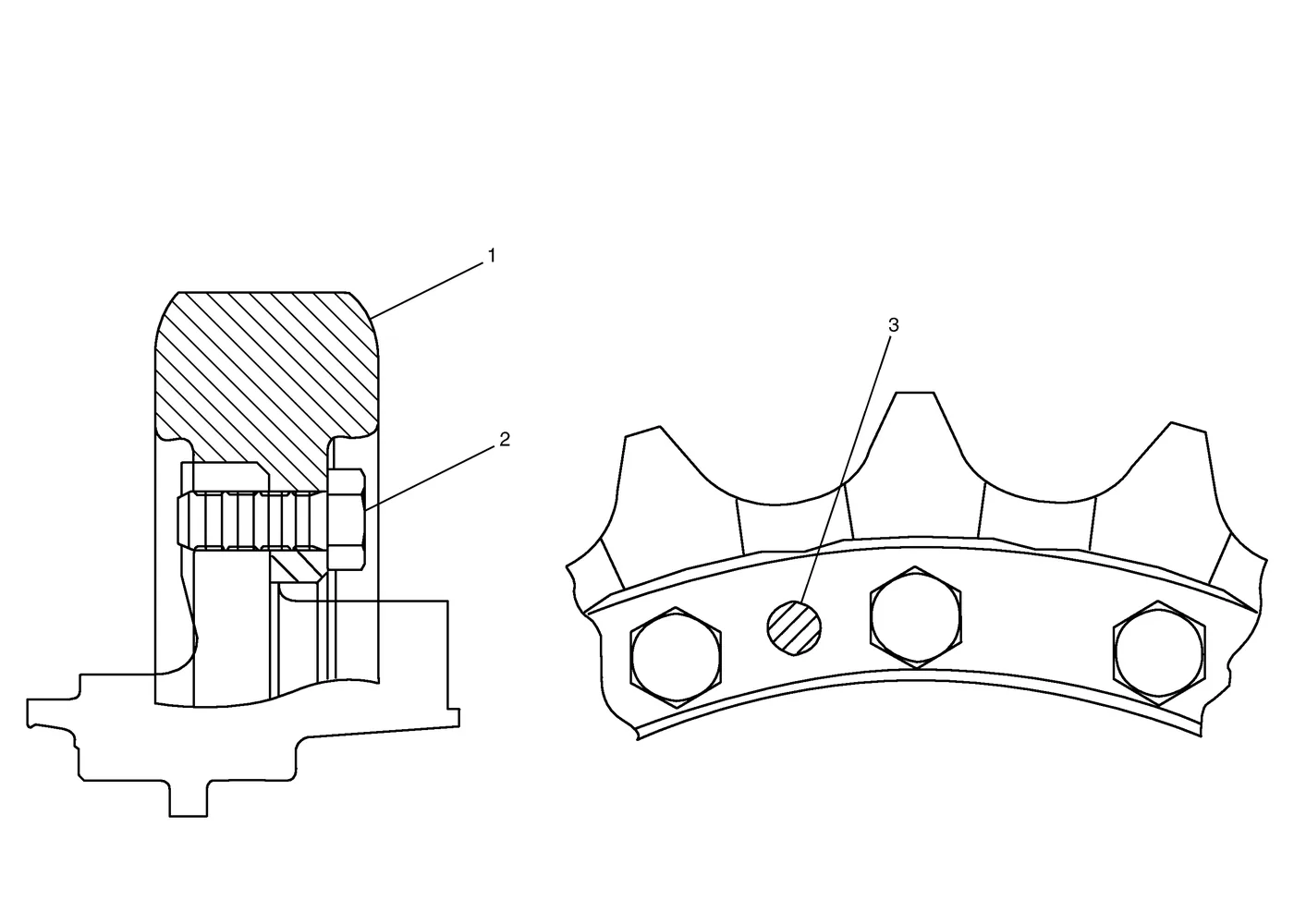 345B · POWER TRAIN · 115-6399 CAT parts diagram