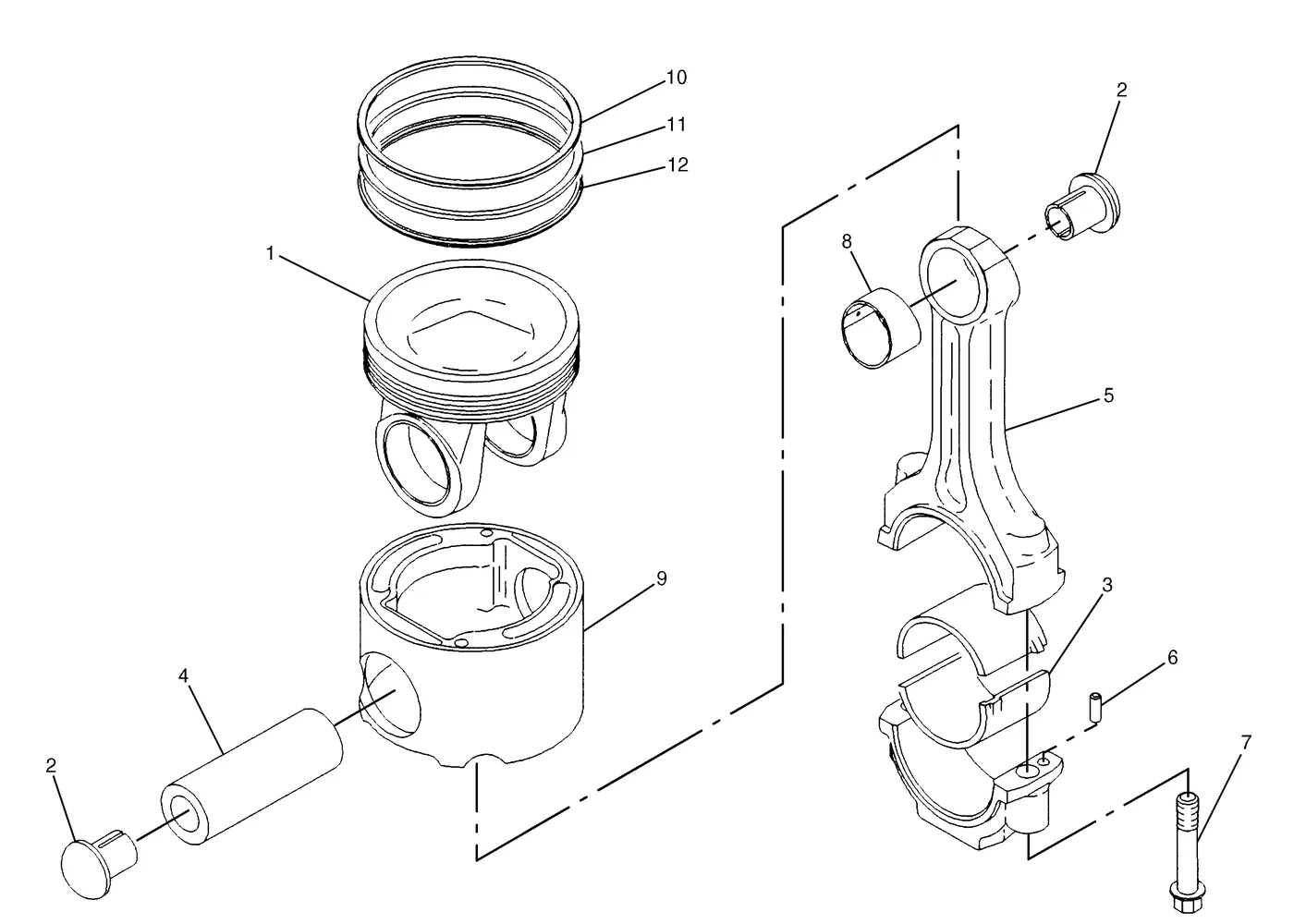 345B · BASIC ENGINE · 116-5371 CAT parts diagram
