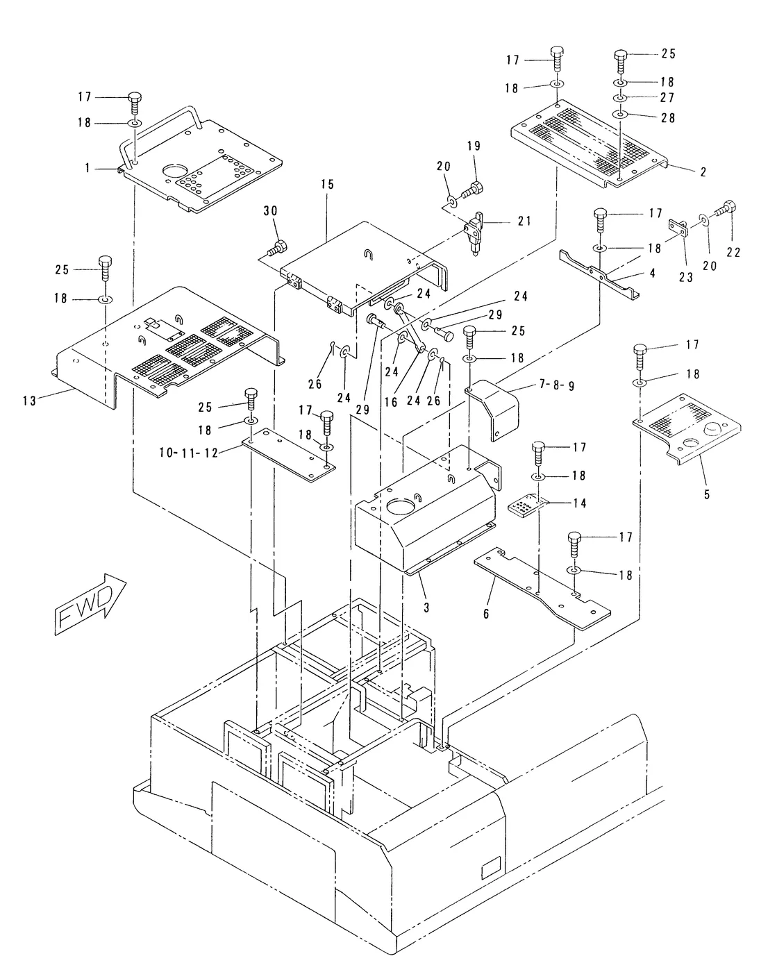 345B · FRAME AND BODY · 126-6323 CAT parts diagram
