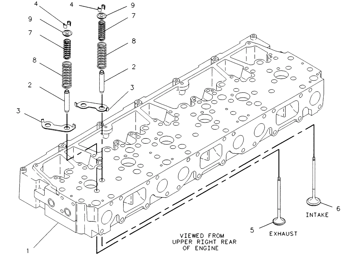 345B · BASIC ENGINE · 132-3245 CAT parts diagram
