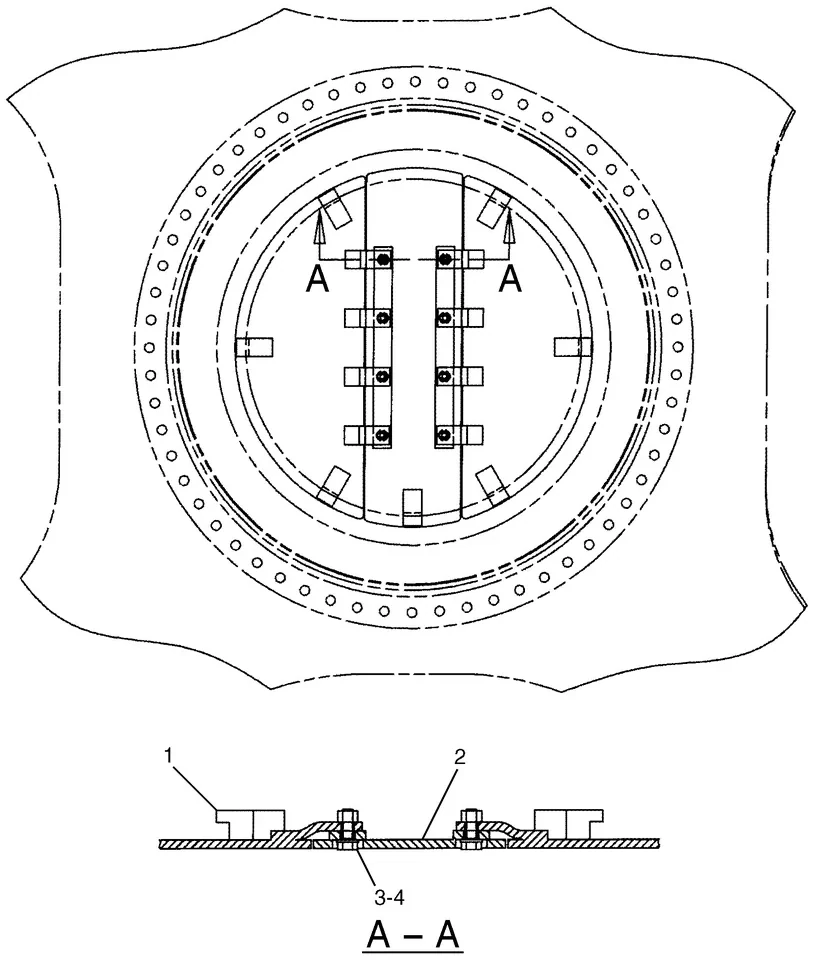 345B · FRAME AND BODY · 158-4023 CAT parts diagram