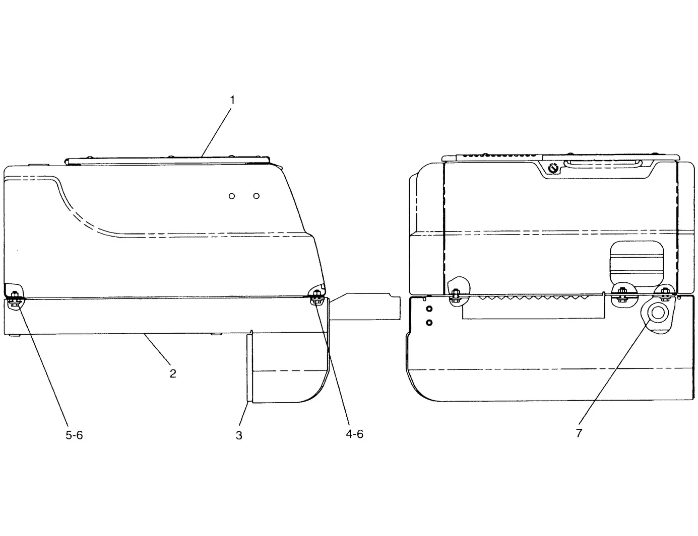 345B · FRAME AND BODY · 126-6362 CAT parts diagram