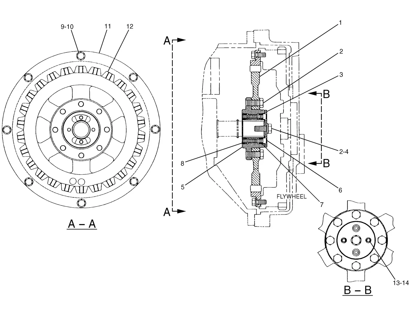 345B · HYDRAULIC SYSTEM · 124-1678 CAT parts diagram