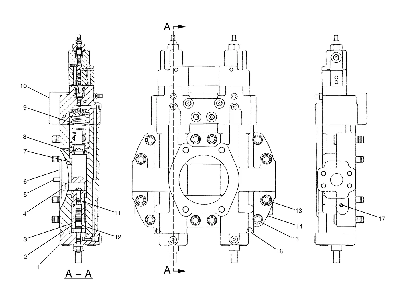 345B · HYDRAULIC SYSTEM · 137-3815 CAT parts diagram