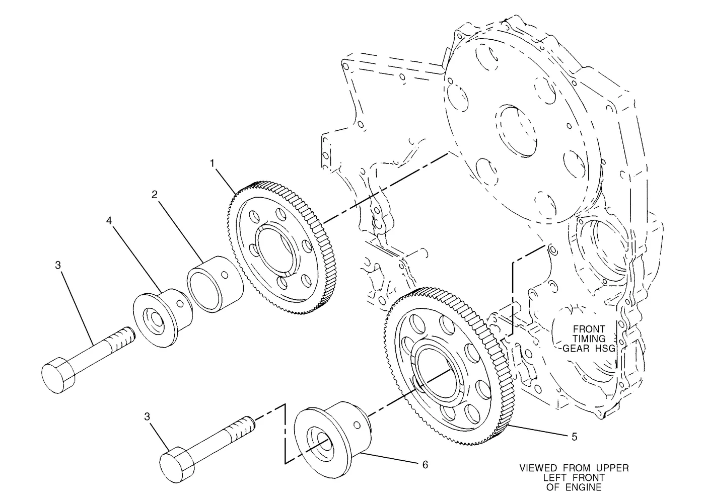345B · BASIC ENGINE · 117-2750 CAT parts diagram