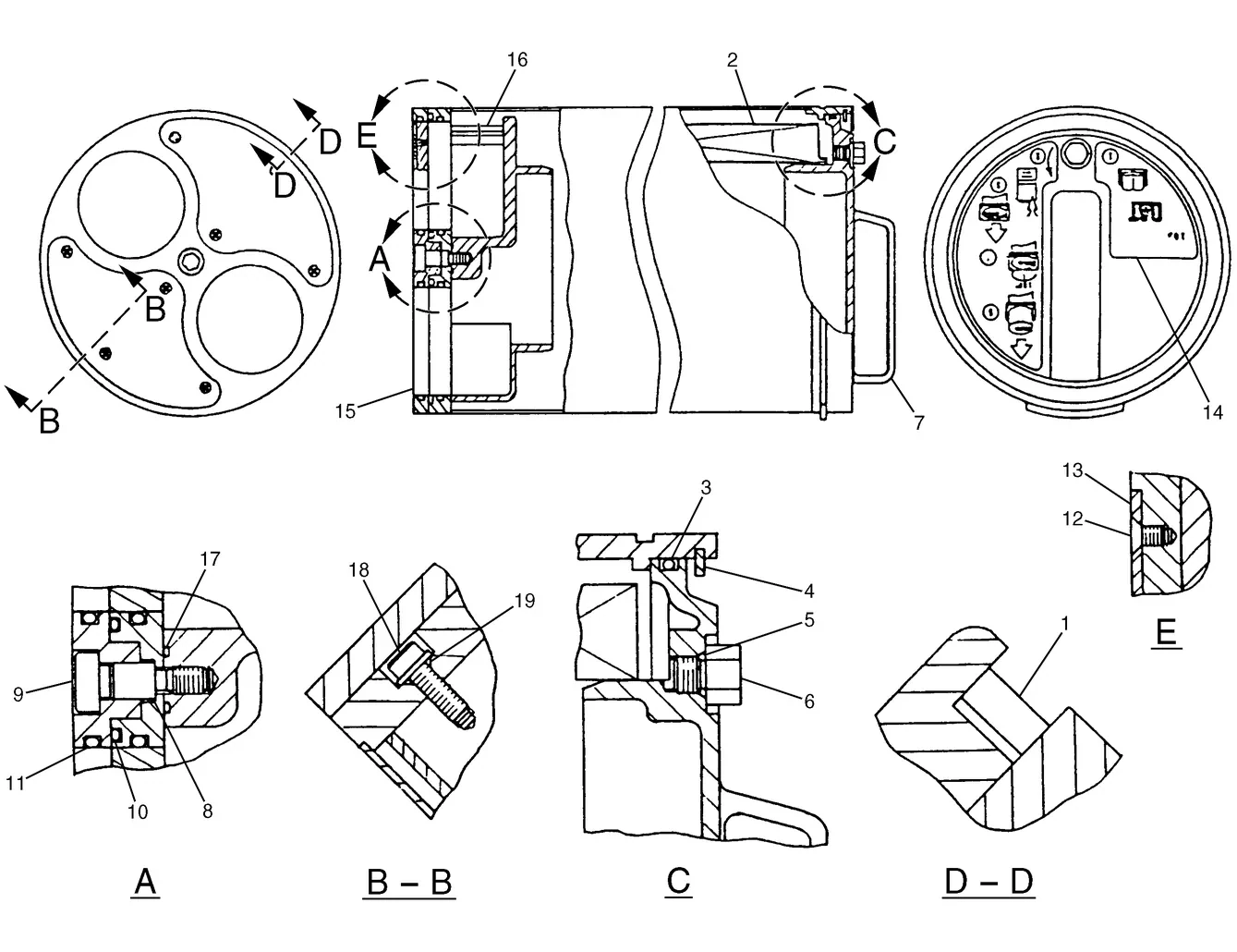 345B · HYDRAULIC SYSTEM · 126-2080 CAT parts diagram