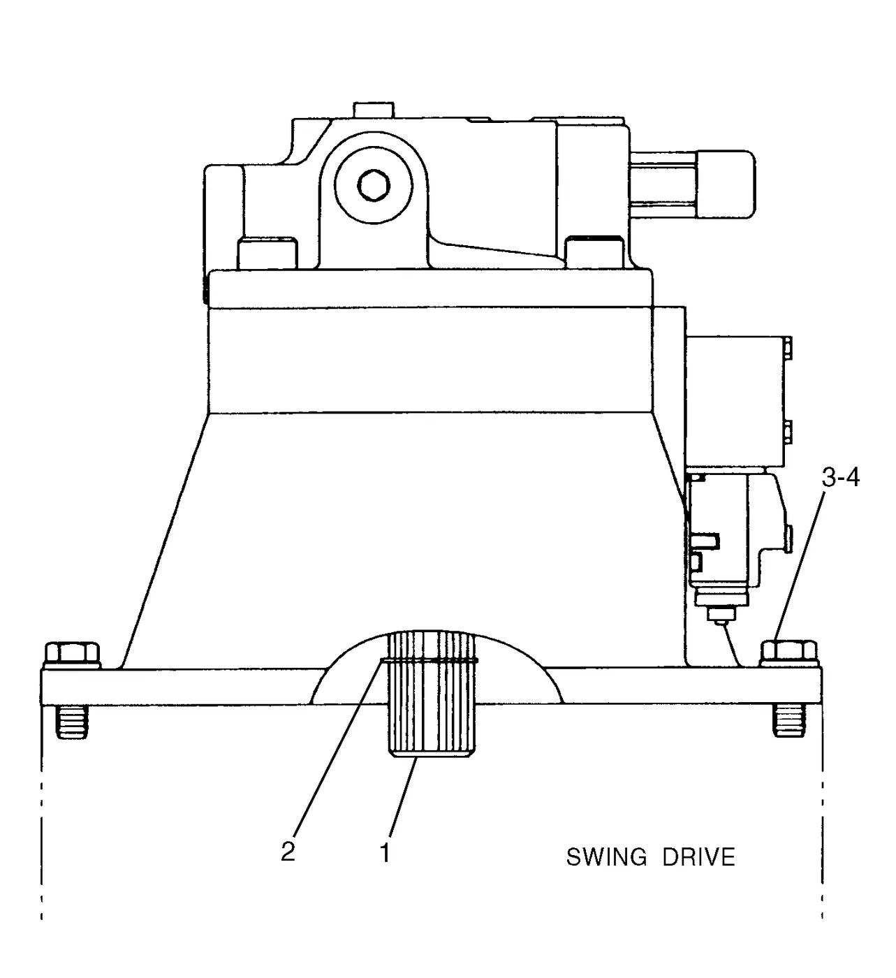 345B · HYDRAULIC SYSTEM · 126-1915 CAT parts diagram