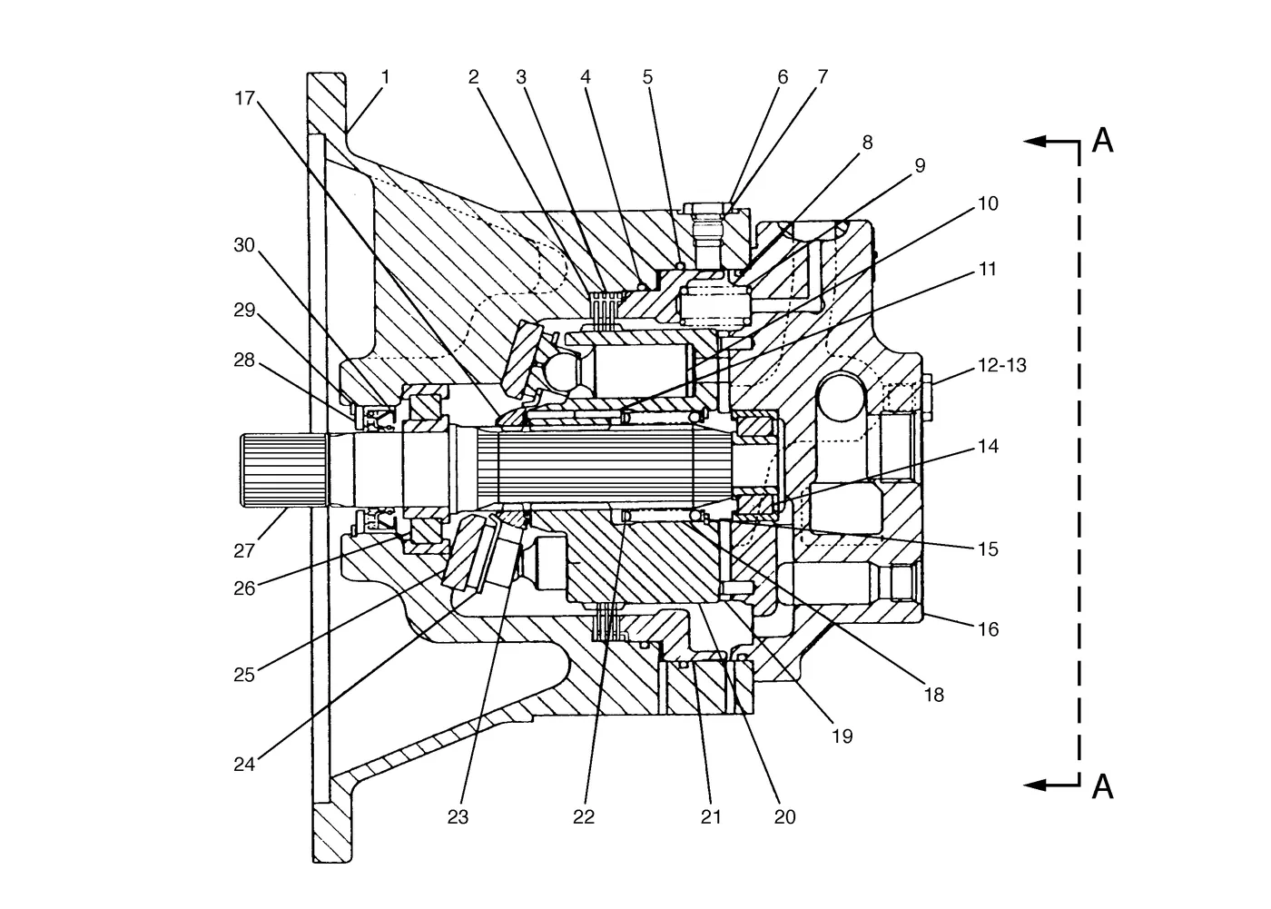 345B · HYDRAULIC SYSTEM · 137-3717 CAT parts diagram
