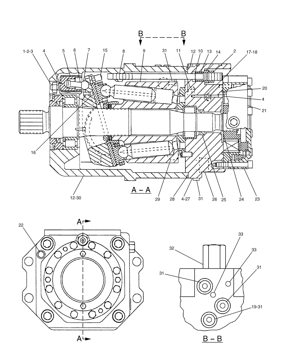 345B · HYDRAULIC SYSTEM · 137-3791 CAT parts diagram