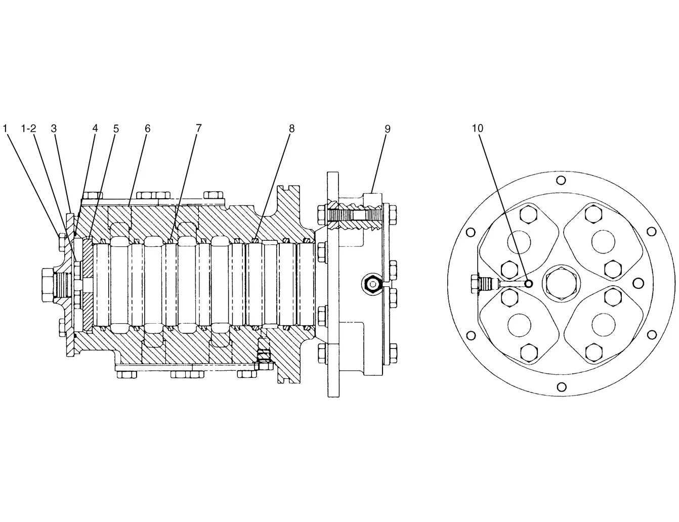 345B · HYDRAULIC SYSTEM · 137-3796 CAT parts diagram
