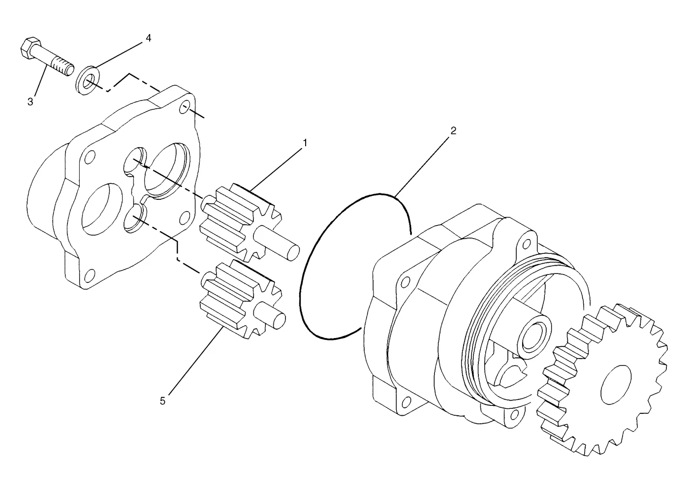345B · LUBRICATION SYSTEM · 117-2746 CAT parts diagram