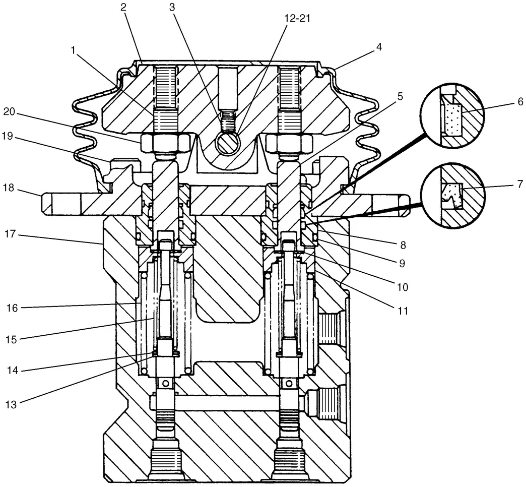 345B · HYDRAULIC SYSTEM · 123-2604 CAT parts diagram