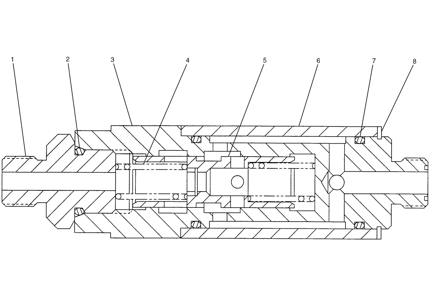 345B · HYDRAULIC SYSTEM · 121-1491 CAT parts diagram